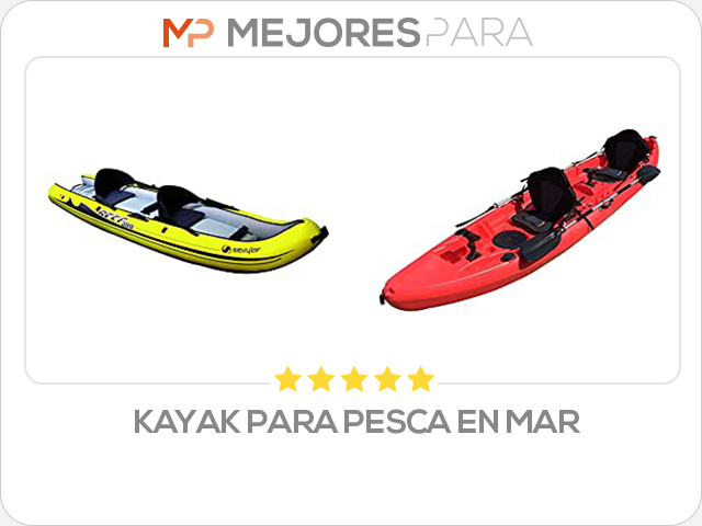 kayak para pesca en mar