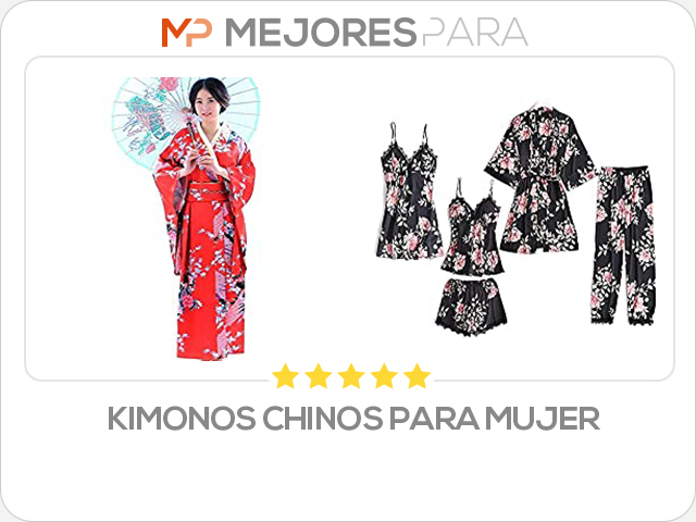 kimonos chinos para mujer