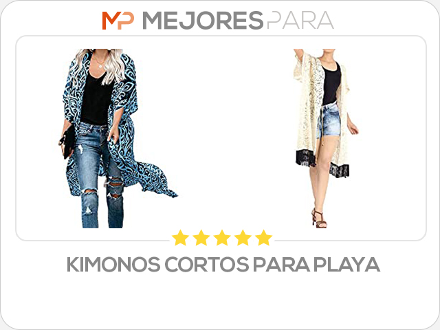 kimonos cortos para playa