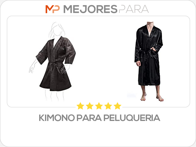 kimono para peluqueria