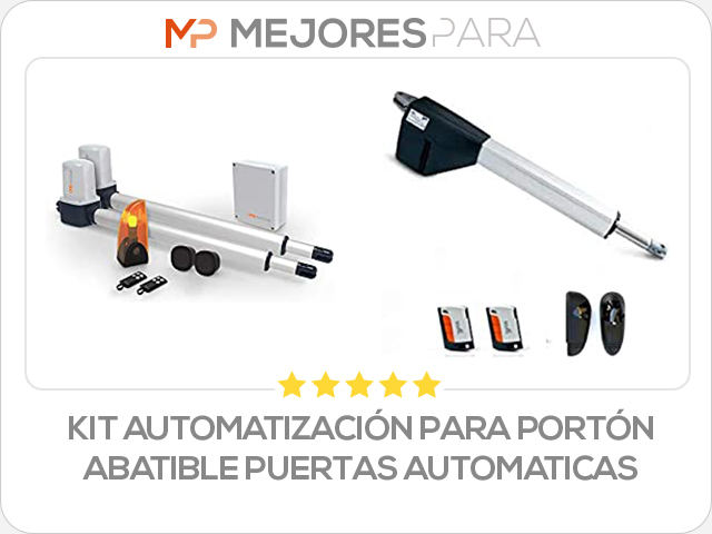 kit automatización para portón abatible puertas automaticas