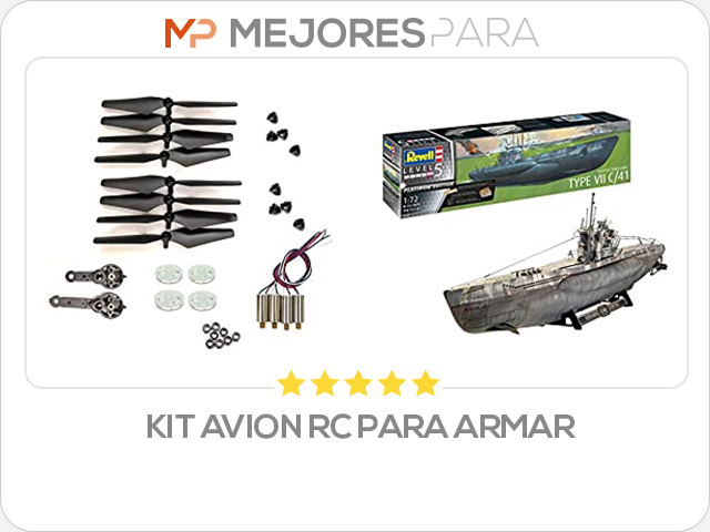 kit avion rc para armar