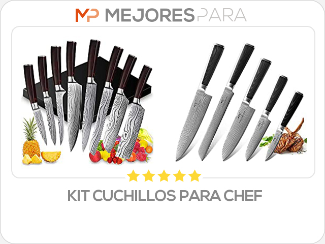 kit cuchillos para chef