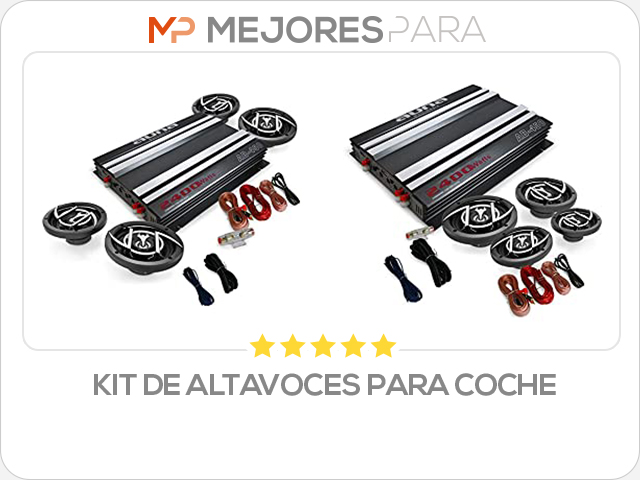 kit de altavoces para coche