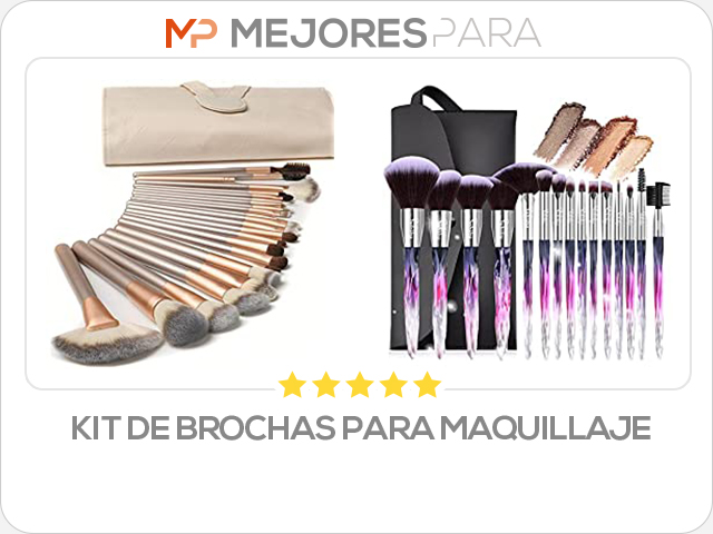 kit de brochas para maquillaje