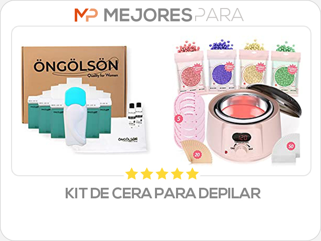 kit de cera para depilar