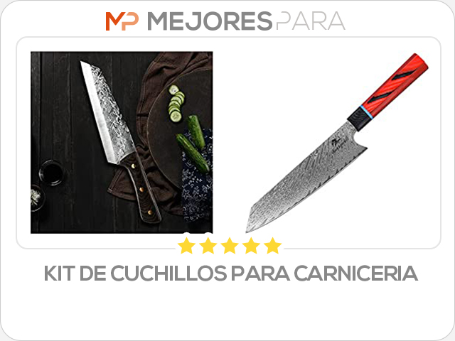 kit de cuchillos para carniceria