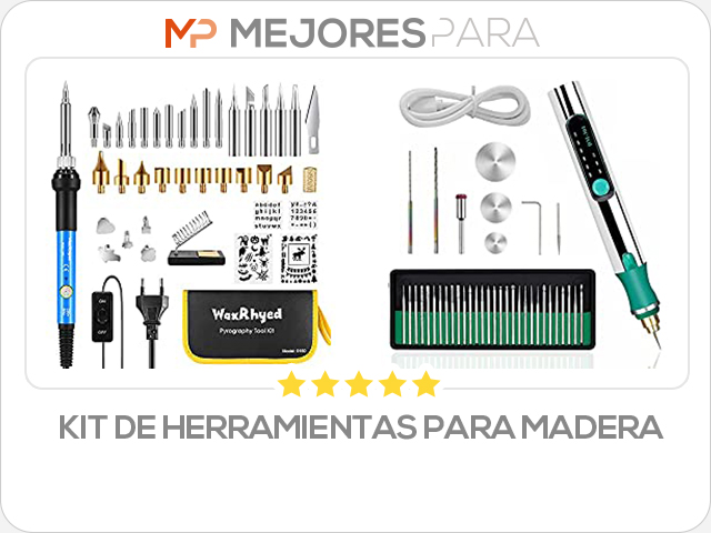 kit de herramientas para madera