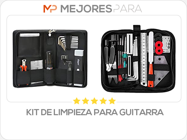 kit de limpieza para guitarra