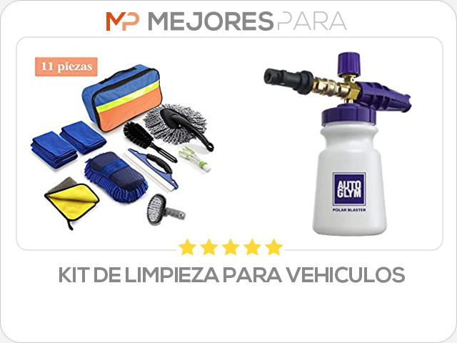 kit de limpieza para vehiculos