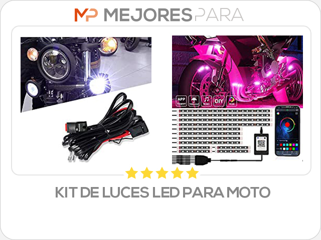 kit de luces led para moto