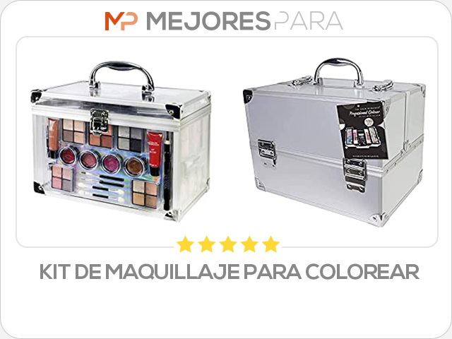 kit de maquillaje para colorear