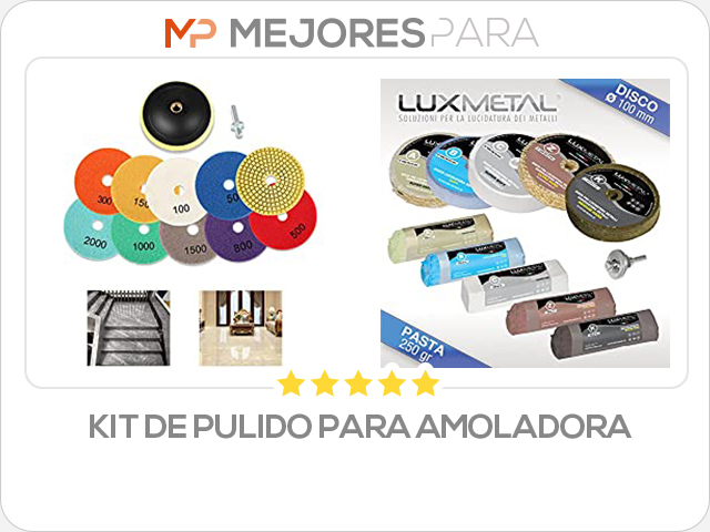 kit de pulido para amoladora