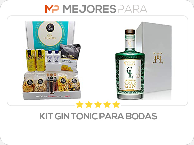 kit gin tonic para bodas