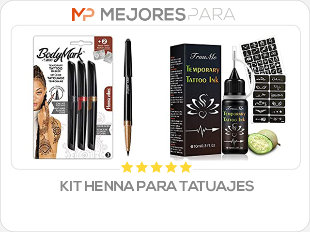 kit henna para tatuajes