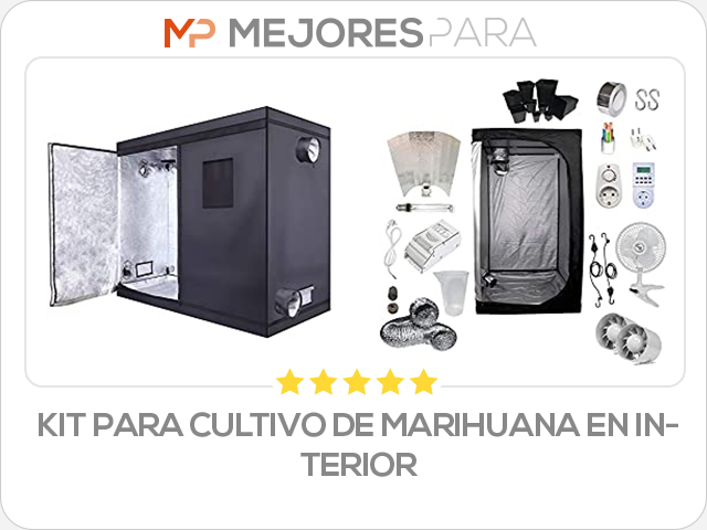 kit para cultivo de marihuana en interior