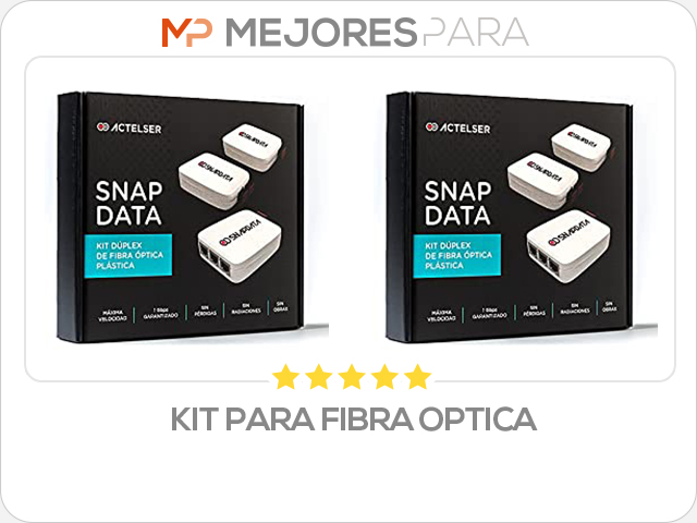 kit para fibra optica