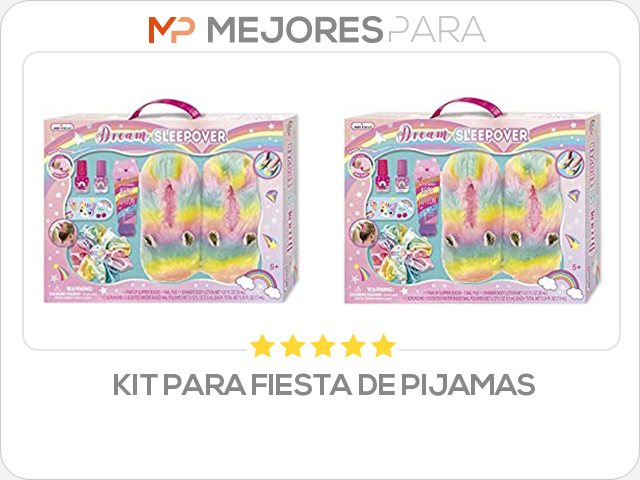 kit para fiesta de pijamas