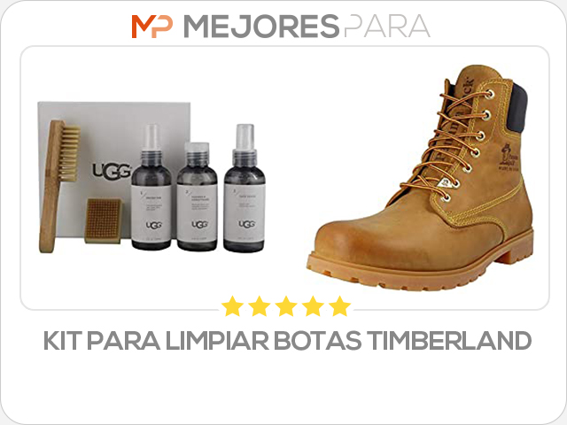 kit para limpiar botas timberland