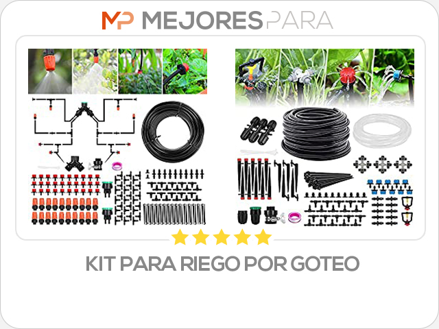 kit para riego por goteo