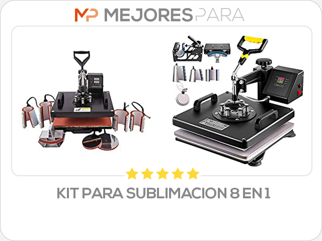 kit para sublimacion 8 en 1