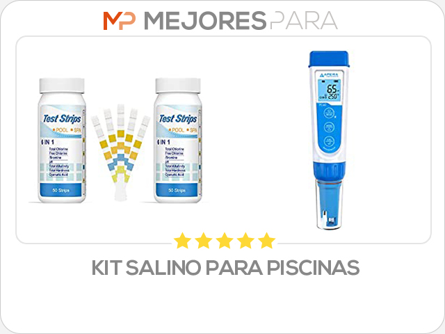 kit salino para piscinas