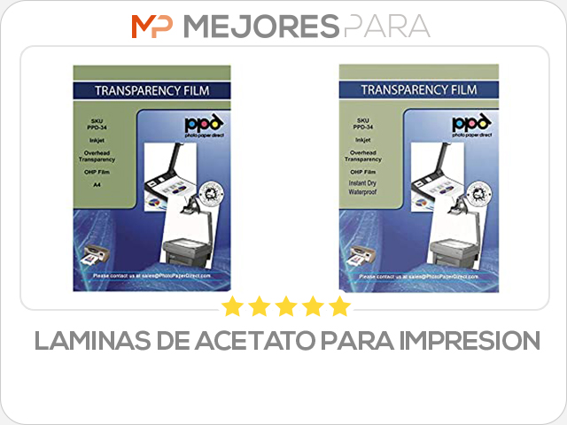 laminas de acetato para impresion