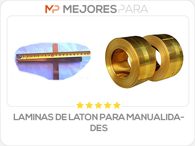 laminas de laton para manualidades