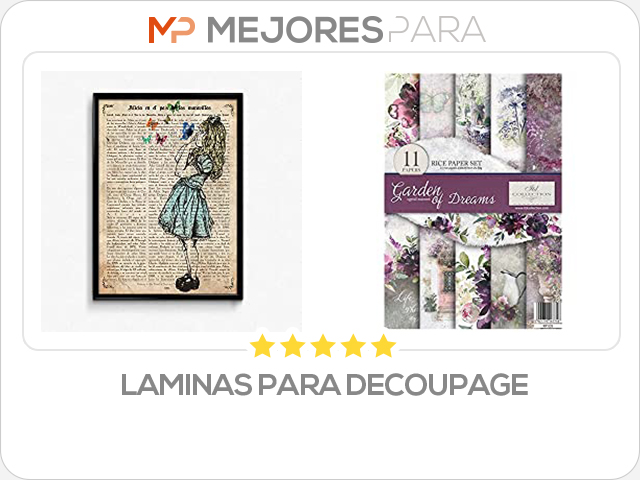 laminas para decoupage