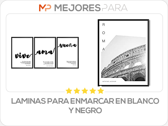 laminas para enmarcar en blanco y negro