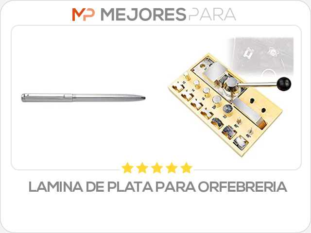 lamina de plata para orfebreria