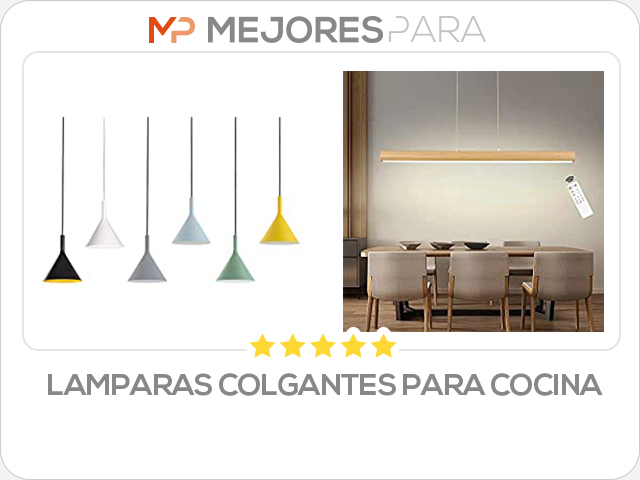 lamparas colgantes para cocina