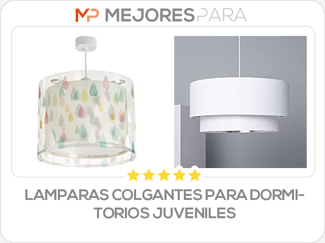 lamparas colgantes para dormitorios juveniles