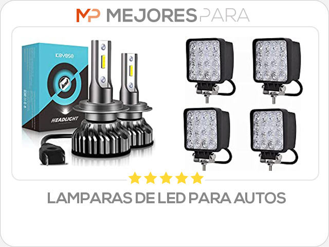 lamparas de led para autos