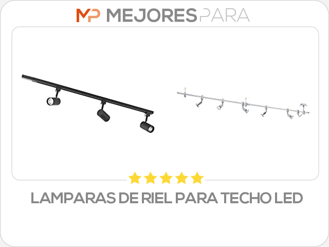 lamparas de riel para techo led