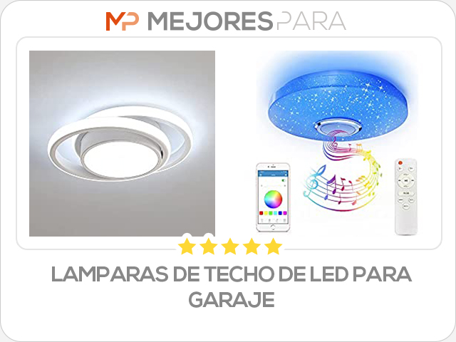 lamparas de techo de led para garaje