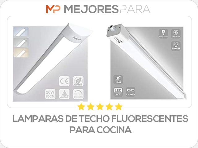 lamparas de techo fluorescentes para cocina