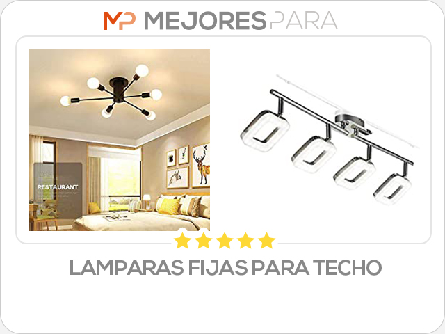 lamparas fijas para techo