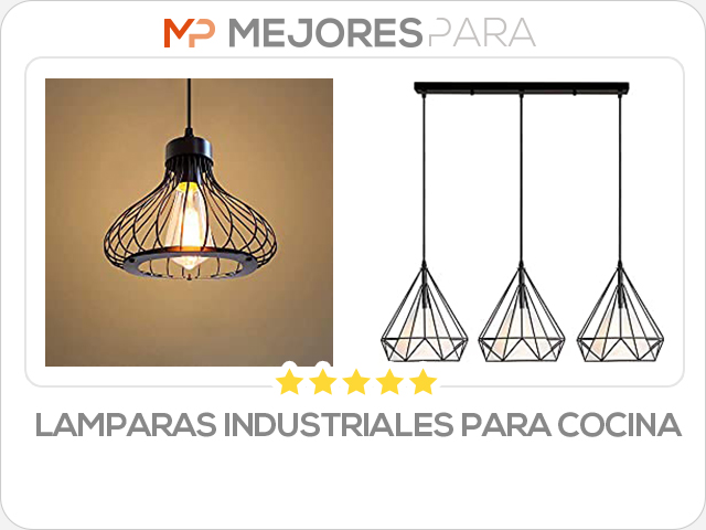 lamparas industriales para cocina