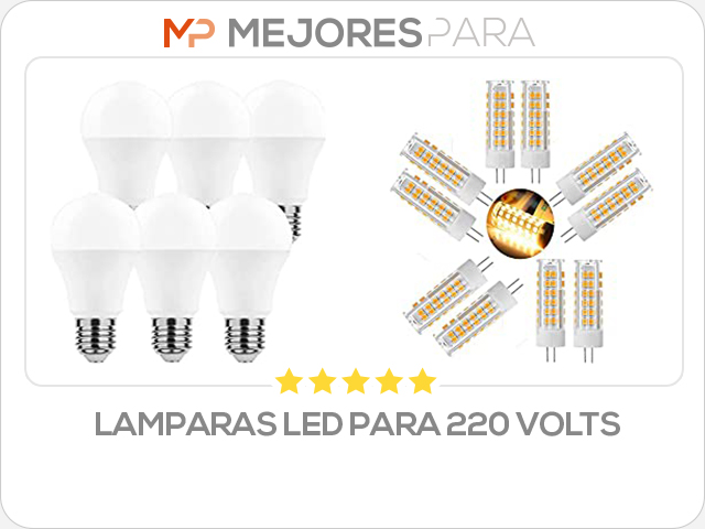 lamparas led para 220 volts