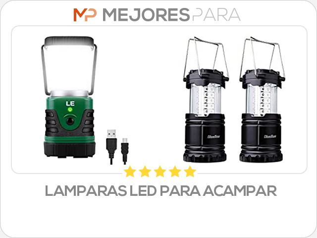 lamparas led para acampar