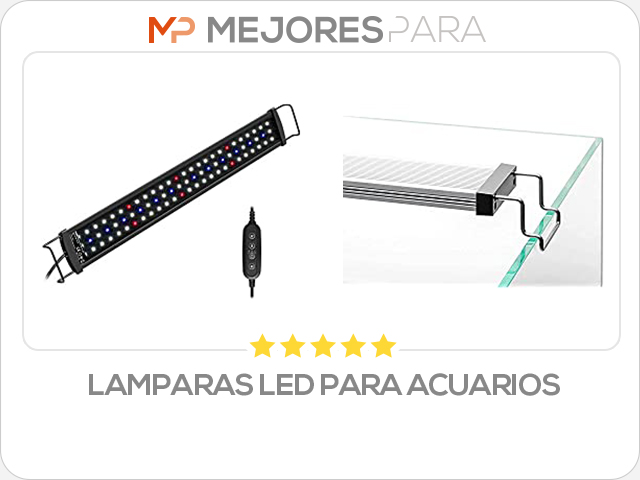 lamparas led para acuarios