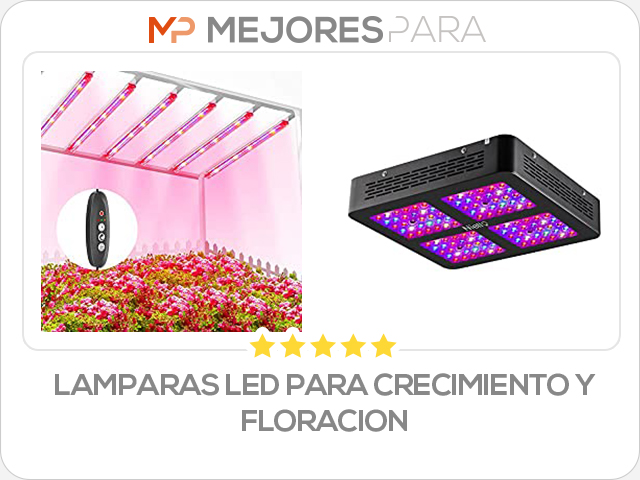 lamparas led para crecimiento y floracion