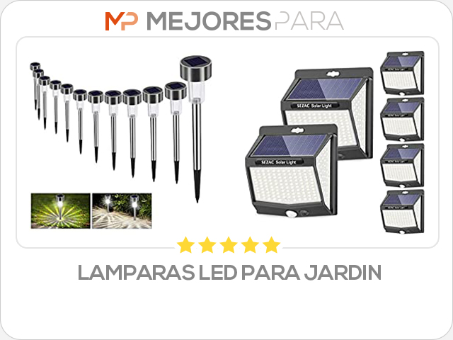 lamparas led para jardin