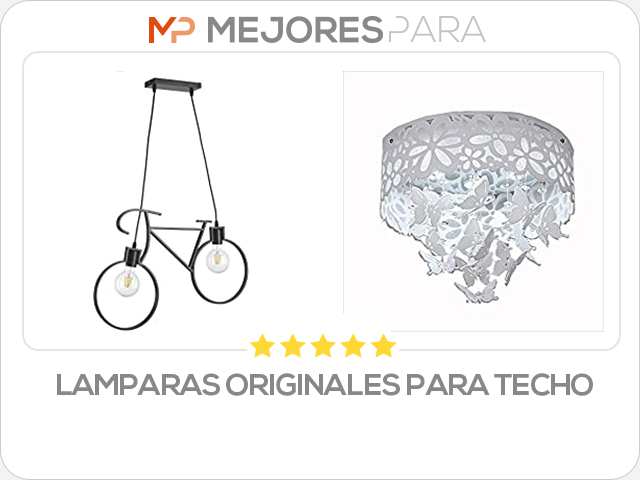 lamparas originales para techo