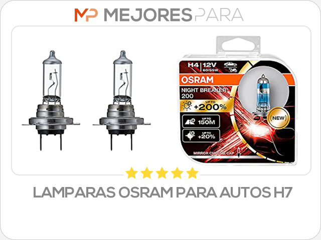 lamparas osram para autos h7