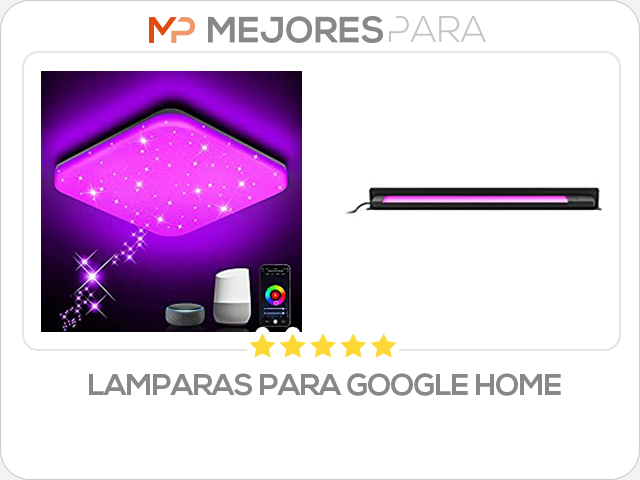 lamparas para google home