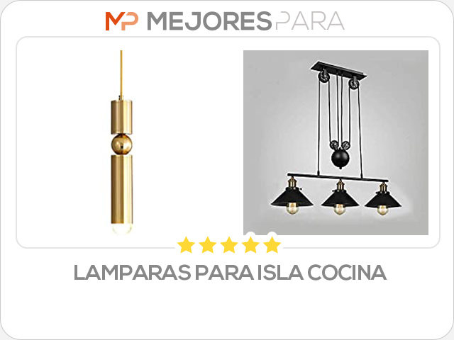 lamparas para isla cocina