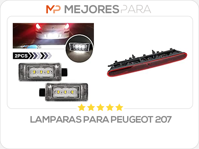 lamparas para peugeot 207