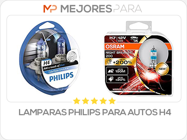 lamparas philips para autos h4